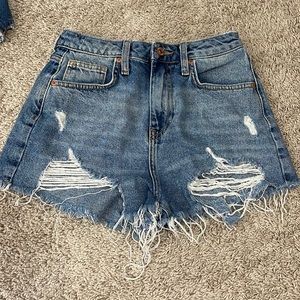 Forever 21 High Rise Denim Short